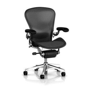 Herman miller Aeron Polished Aluminium Chair