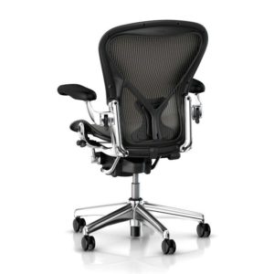 Herman miller Aeron Polished Aluminium Chair back